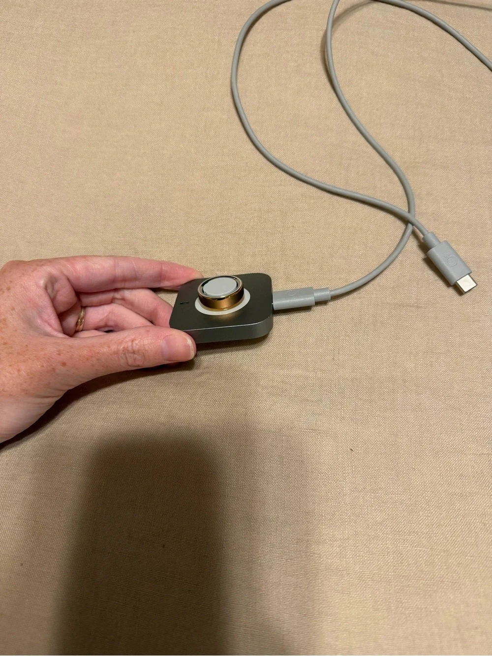 Oura Two-Tone Wide Band Ring in Gold and Silver